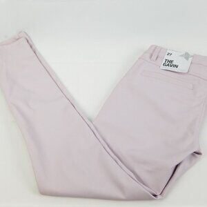 BCBG "The Gavin" Trouser Pant - Pastel Pink Faux Leather - NWT